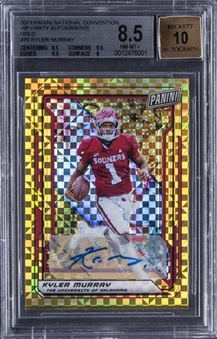 2019 Panini National Convention "VIP Party Autographs" Gold #70 Kyler Murray (#4/5) - BGS NM-MT+ 8.5/BGS 10